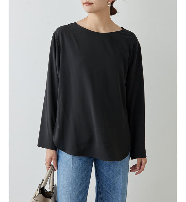  「ラウンドブラウスTee」|シャツ・ブラウス|