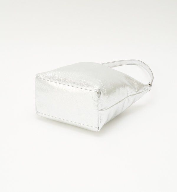  「ソフトレザーシンプルショルダーバッグ［silver］」|ショルダー・メッセンジャー|