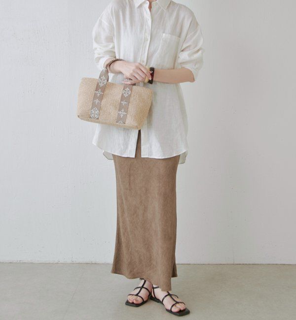  「ナイロンラフィアデイリーミニトートバッグ」|トートバッグ|