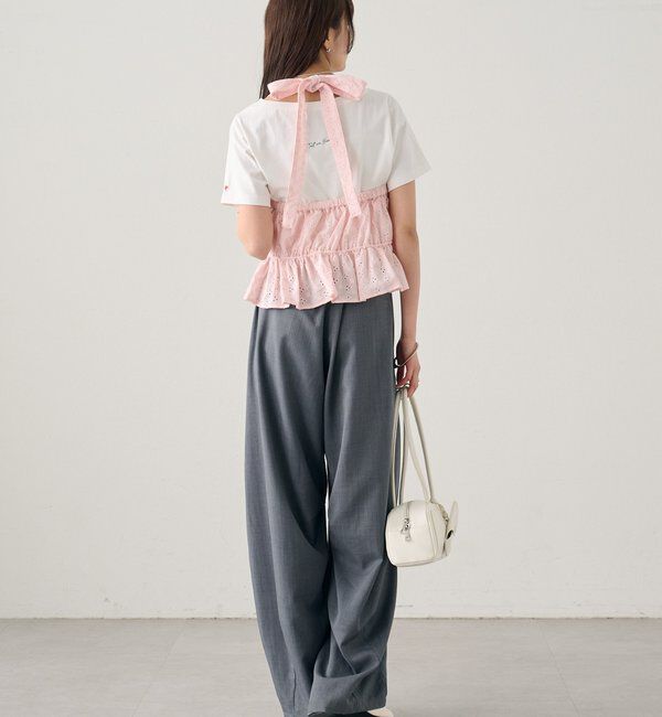  「ベルト付きボリュームスラックス」|チノ|