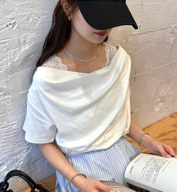  「26SSオフショルTシャツ」|Tシャツ・カットソー|オフホワイト