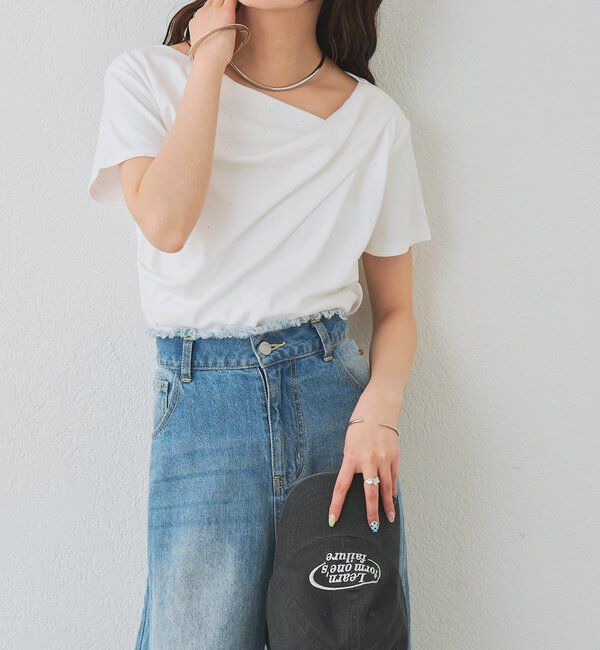  「26SSオフショルTシャツ」|Tシャツ・カットソー|