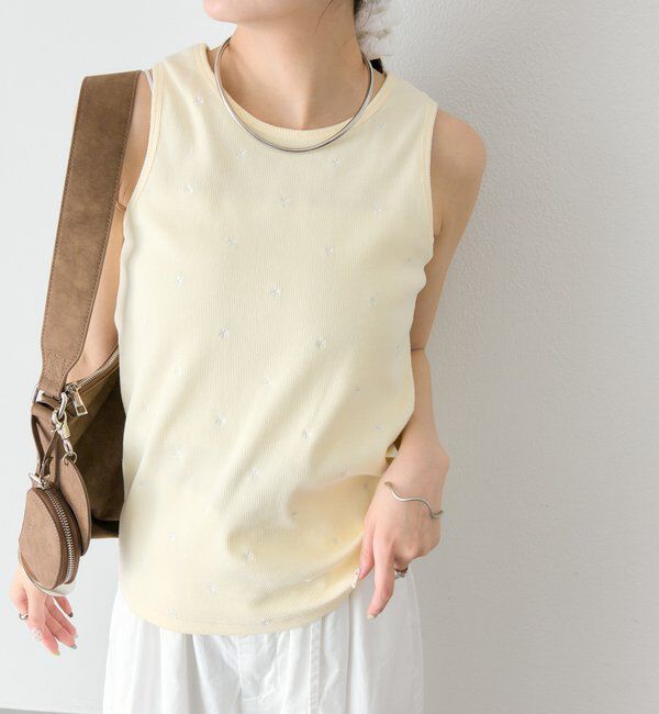  「フラワードットタンクトップ」|キャミソール|