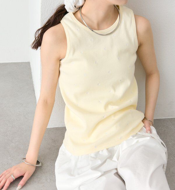  「フラワードットタンクトップ」|キャミソール|