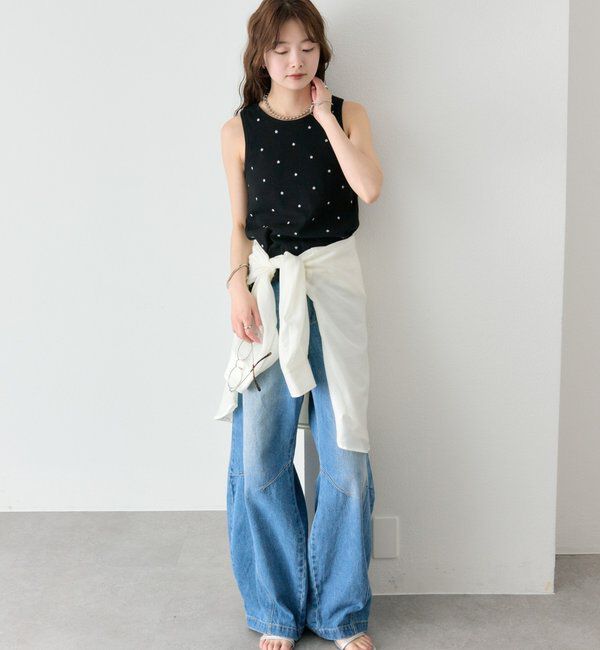  「フラワードットタンクトップ」|キャミソール|