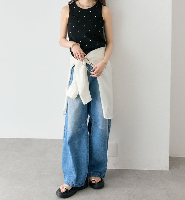  「フラワードットタンクトップ」|キャミソール|