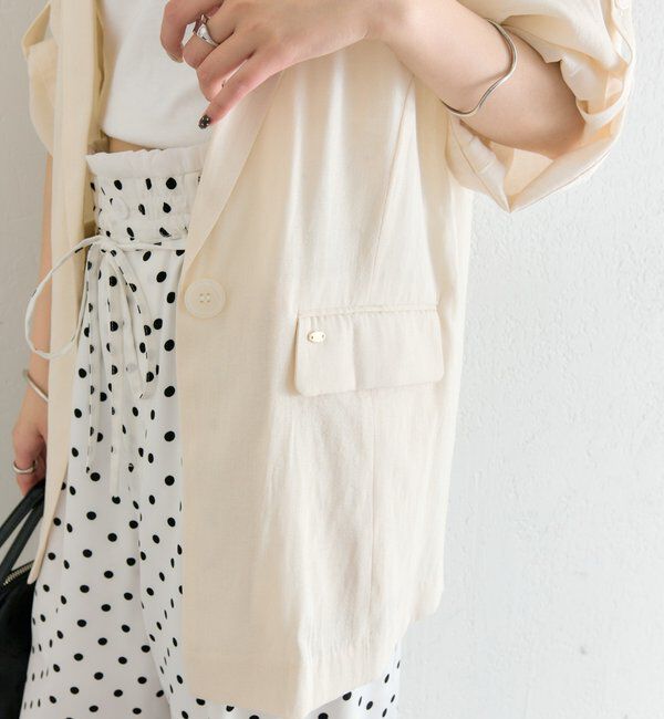  「シアー半袖ジャケット」|その他|