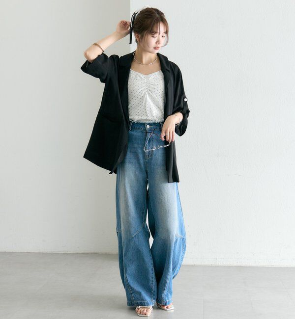  「シアー半袖ジャケット」|その他|