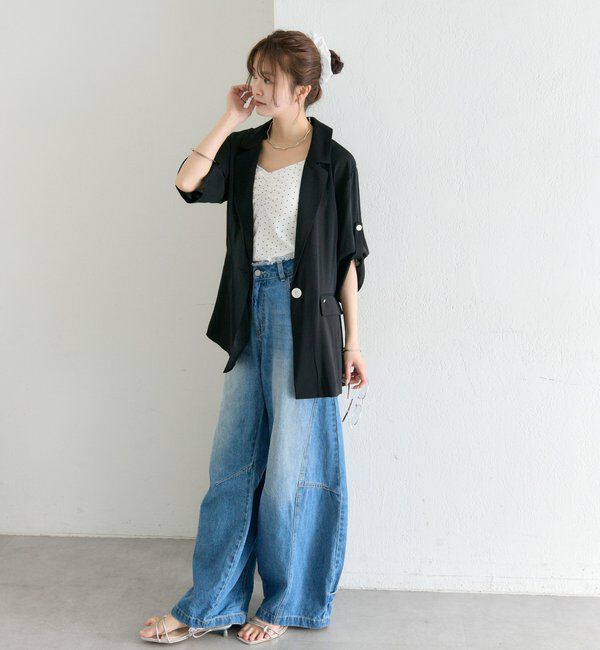  「シアー半袖ジャケット」|その他|