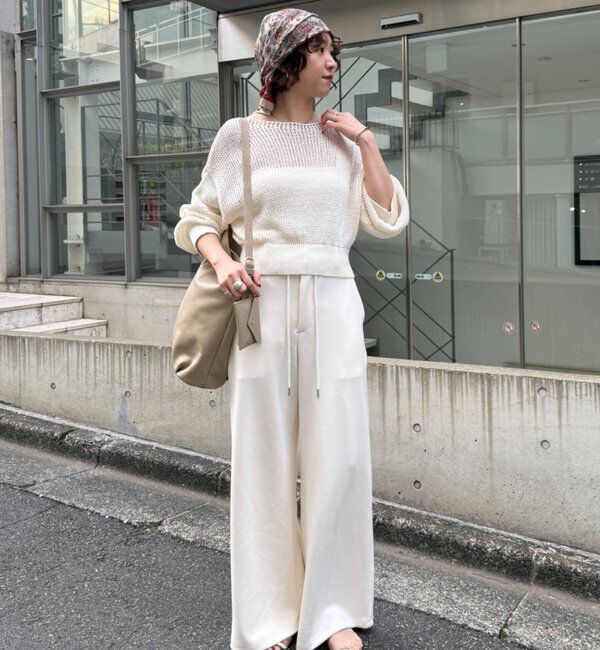  「ドロストスウェットパンツ」|チノ|