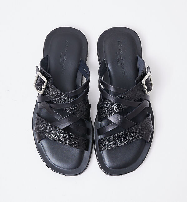 alfredoBANNISTER「マルチクロス レザーサンダル」|サンダル|