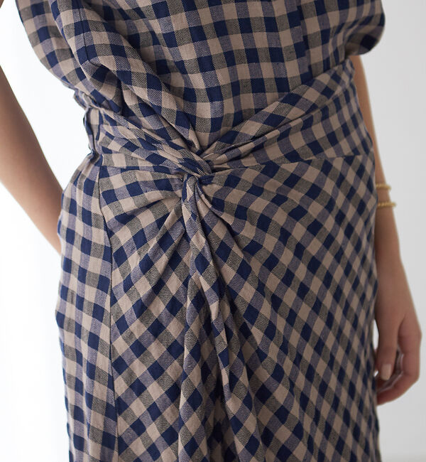 Rouge vif「リネンギンガムスカート」|スカート|