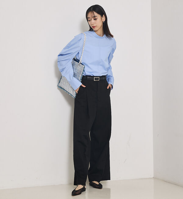 qualite「カービースリーブブラウス」|シャツ・ブラウス|