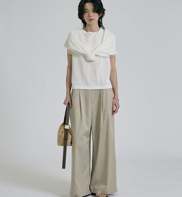 qualite「【接触冷感＆セットアップ対応】ライトデニムパンツ」|その他|