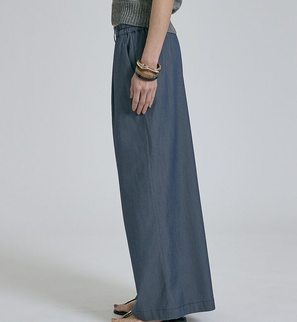 qualite「【接触冷感＆セットアップ対応】ライトデニムパンツ」|その他|