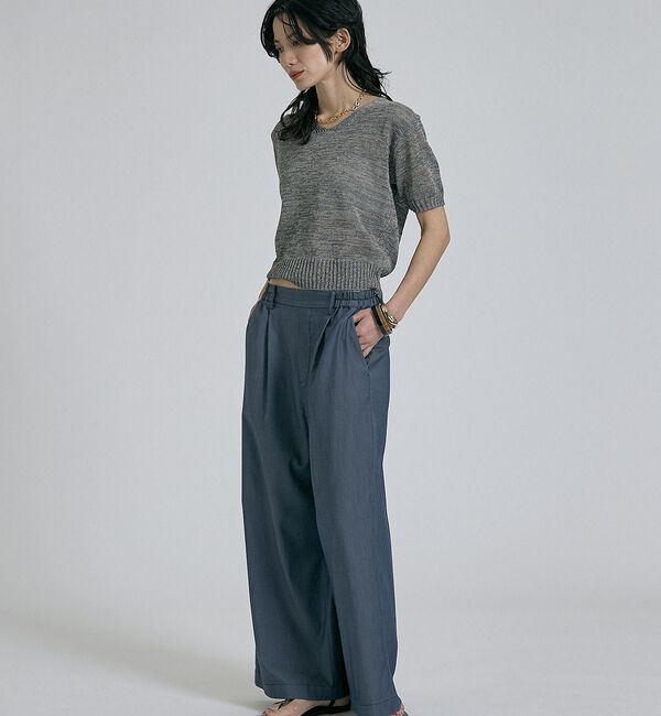 qualite「【接触冷感＆セットアップ対応】ライトデニムパンツ」|その他|