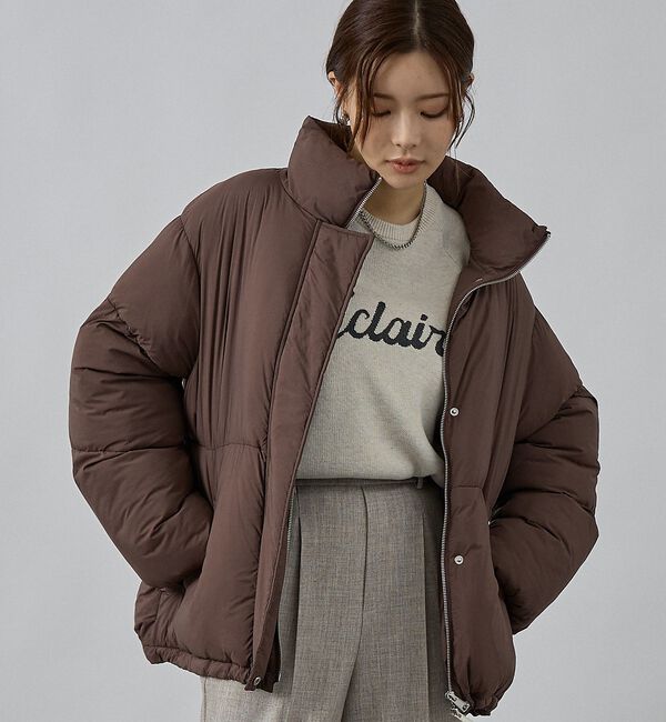 abahouse mavie「【non-no掲載】中綿オーバースタンドブルゾン」|ブルゾン・スタジャン|