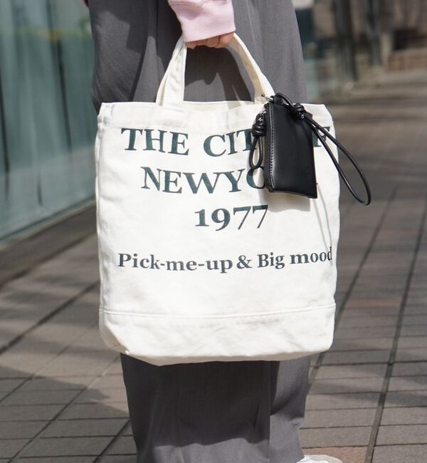 abahouse mavie「【CONTROL FREAK/コントロールフリーク】WASHED LOGOトート」|ショルダー・メッセンジャー|