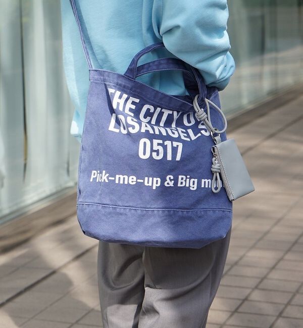 abahouse mavie「【CONTROL FREAK/コントロールフリーク】WASHED LOGOトート」|ショルダー・メッセンジャー|