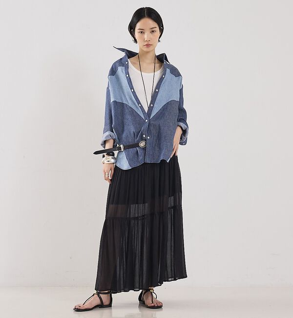 The Store by C' 「【COCUCA】ティアードスカート」|スカート|