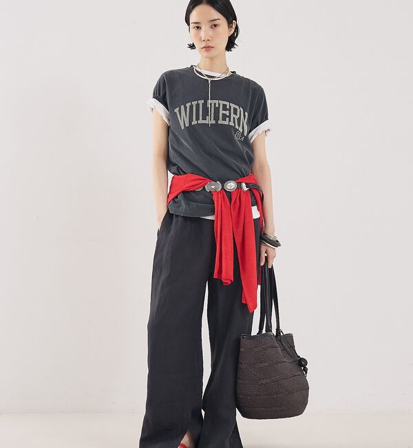 The Store by C' 「【COCUCA】リネンVネックニット」|ニット・セーター|