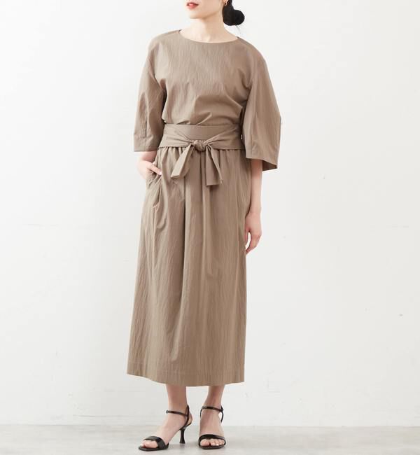 Liesse「ゆるタイトギャザースカート（セットアップ対応）」|スカート|