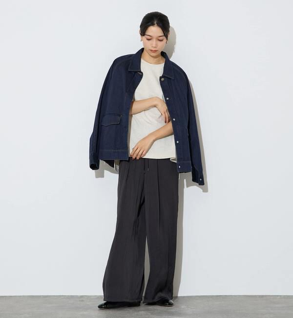 Liesse「ドルマンデニムブルゾン」|ブルゾン・スタジャン|