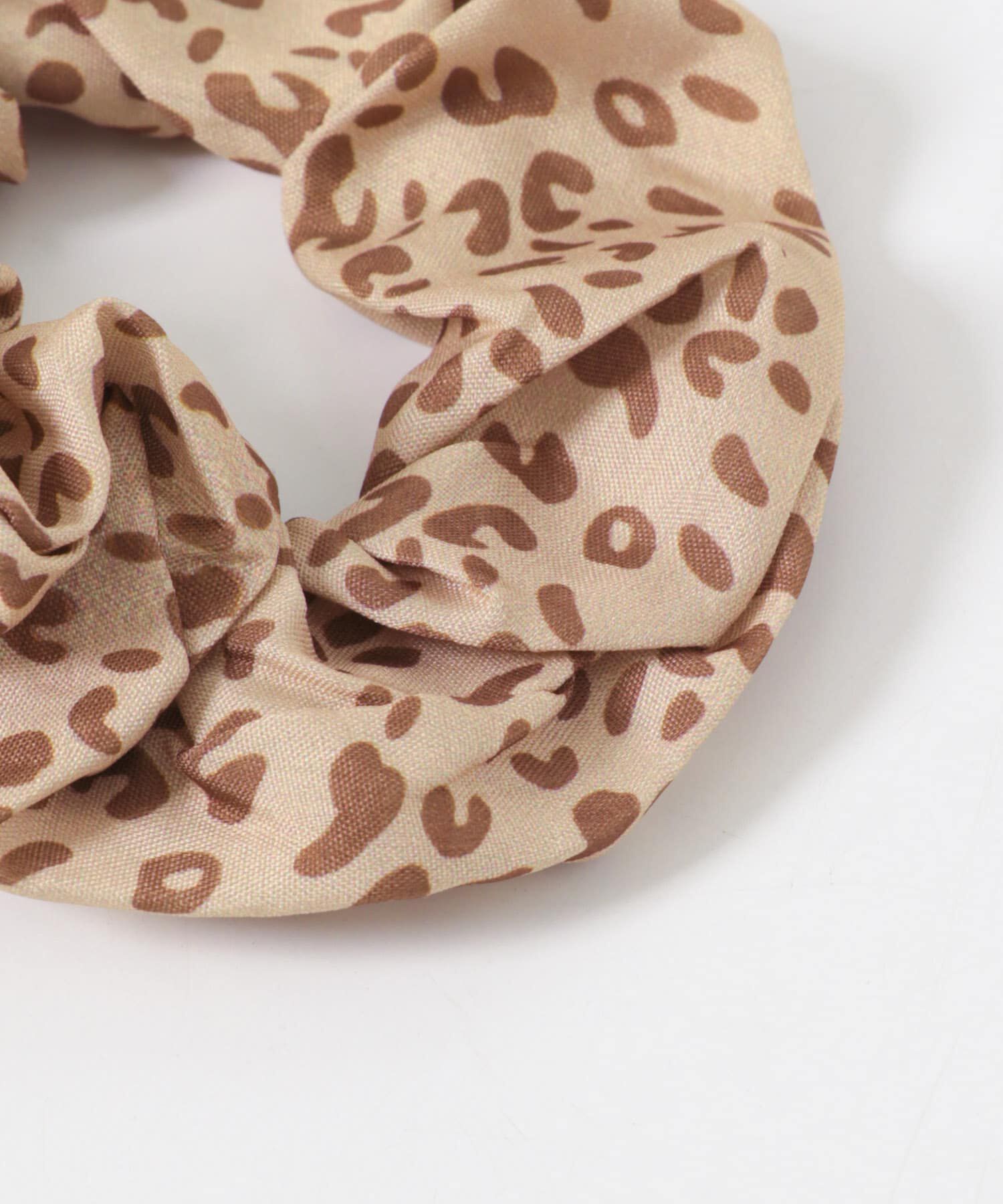 SMELLY「レオパード2セットシュシュ」|ヘアゴム・シュシュ|