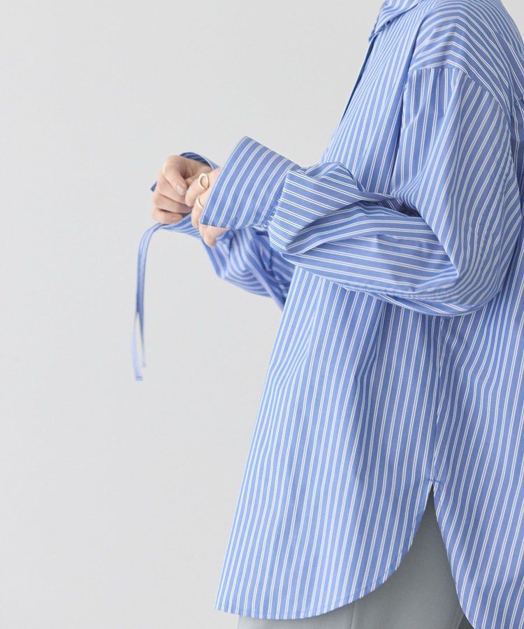 AMERICAN HOLIC「【WEB限定】イージーケアバックギャザーリボンシャツ」|シャツ・ブラウス|