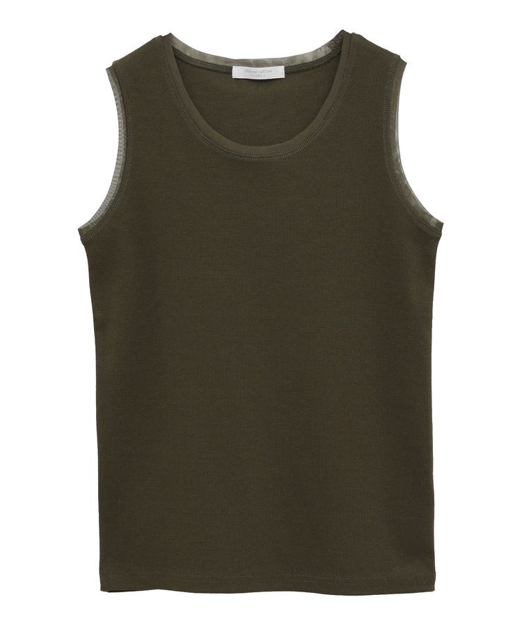 Green Parks「チュールドッキングタンクトップ」|インナー|