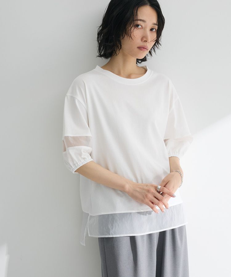 armonia「シアードッキングプルオーバー2」|Tシャツ・カットソー|Off White