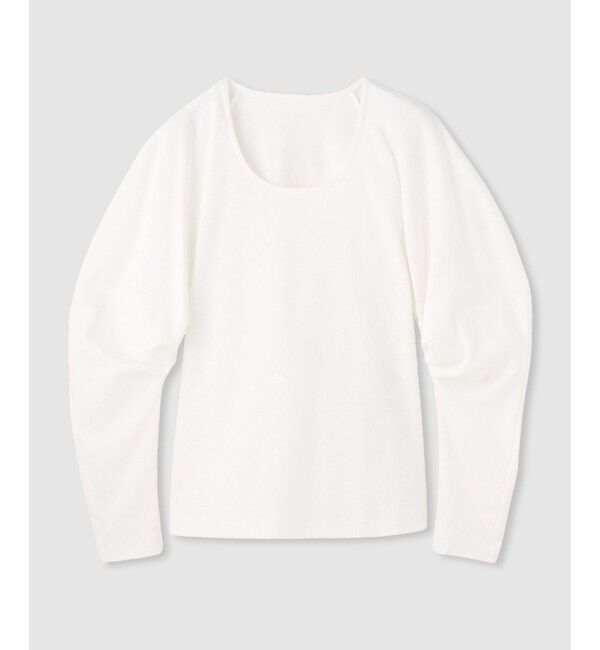 LOULOU WILLOUGHBY「【LOULOU WILLOUGHBY】シルバイオポンチデザインスリーブプルオーバー」|Tシャツ・カットソー|オフホワイト