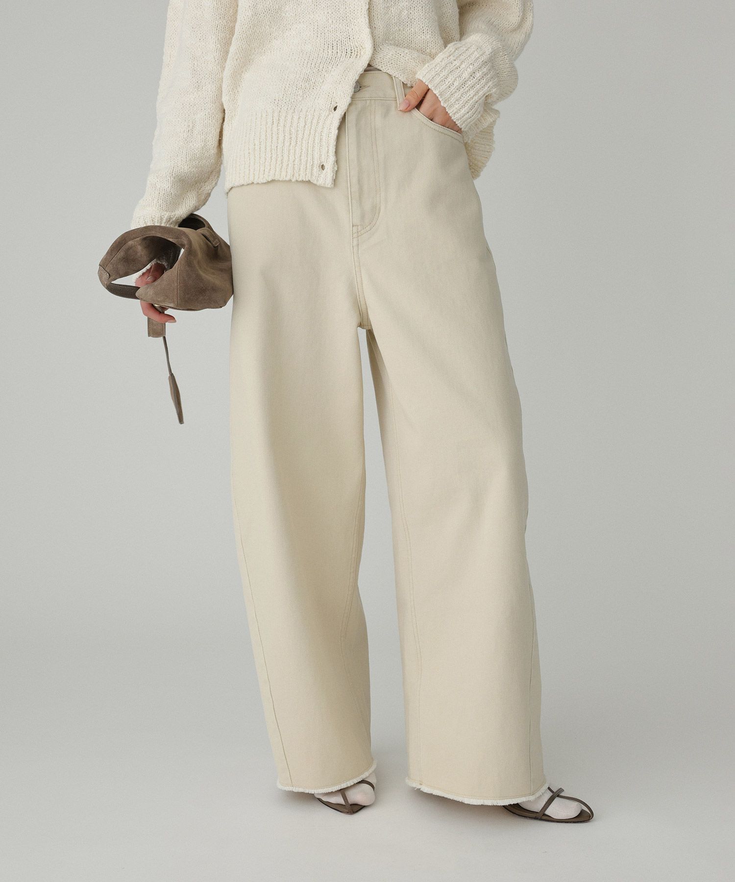 BABYLONE「バレルレッグデニムパンツ」|デニム|ｻﾝﾄﾞﾍﾞｰｼﾞｭ