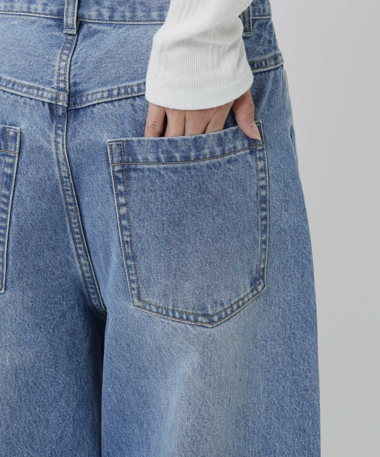 BABYLONE「バレルレッグデニムパンツ」|デニム|