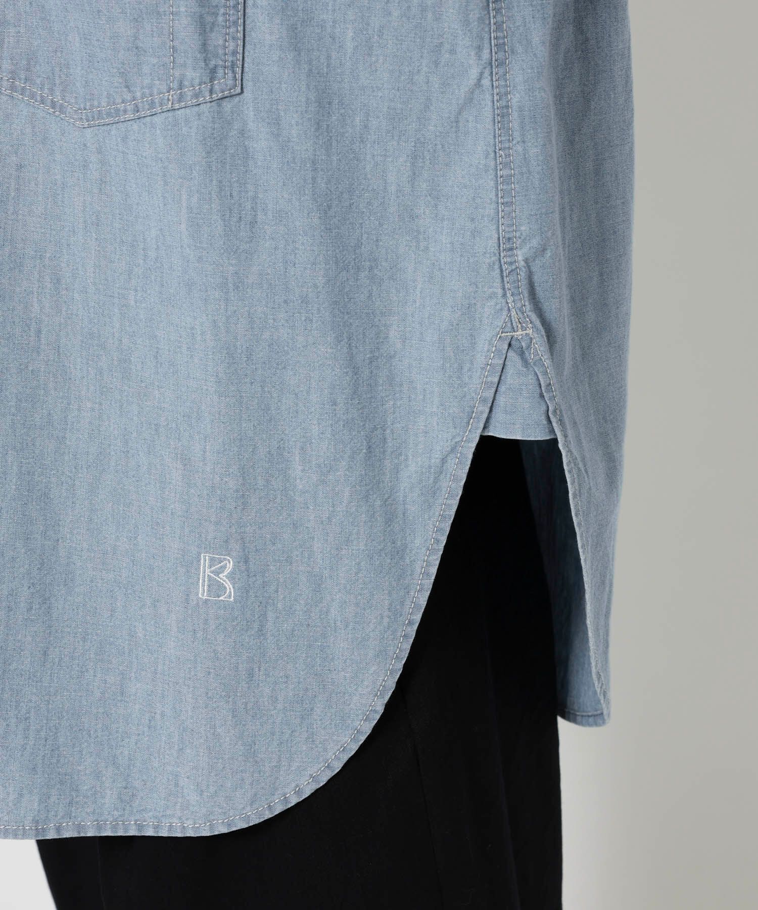 BABYLONE「シャンブレーワークシャツ」|シャツ・ブラウス|