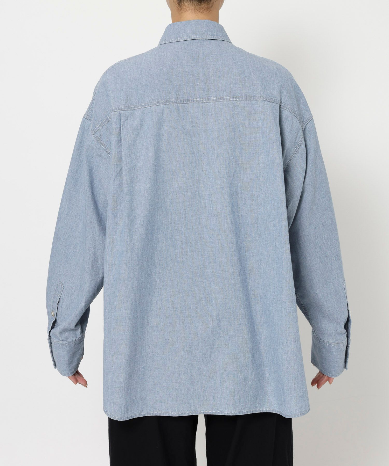 BABYLONE「シャンブレーワークシャツ」|シャツ・ブラウス|