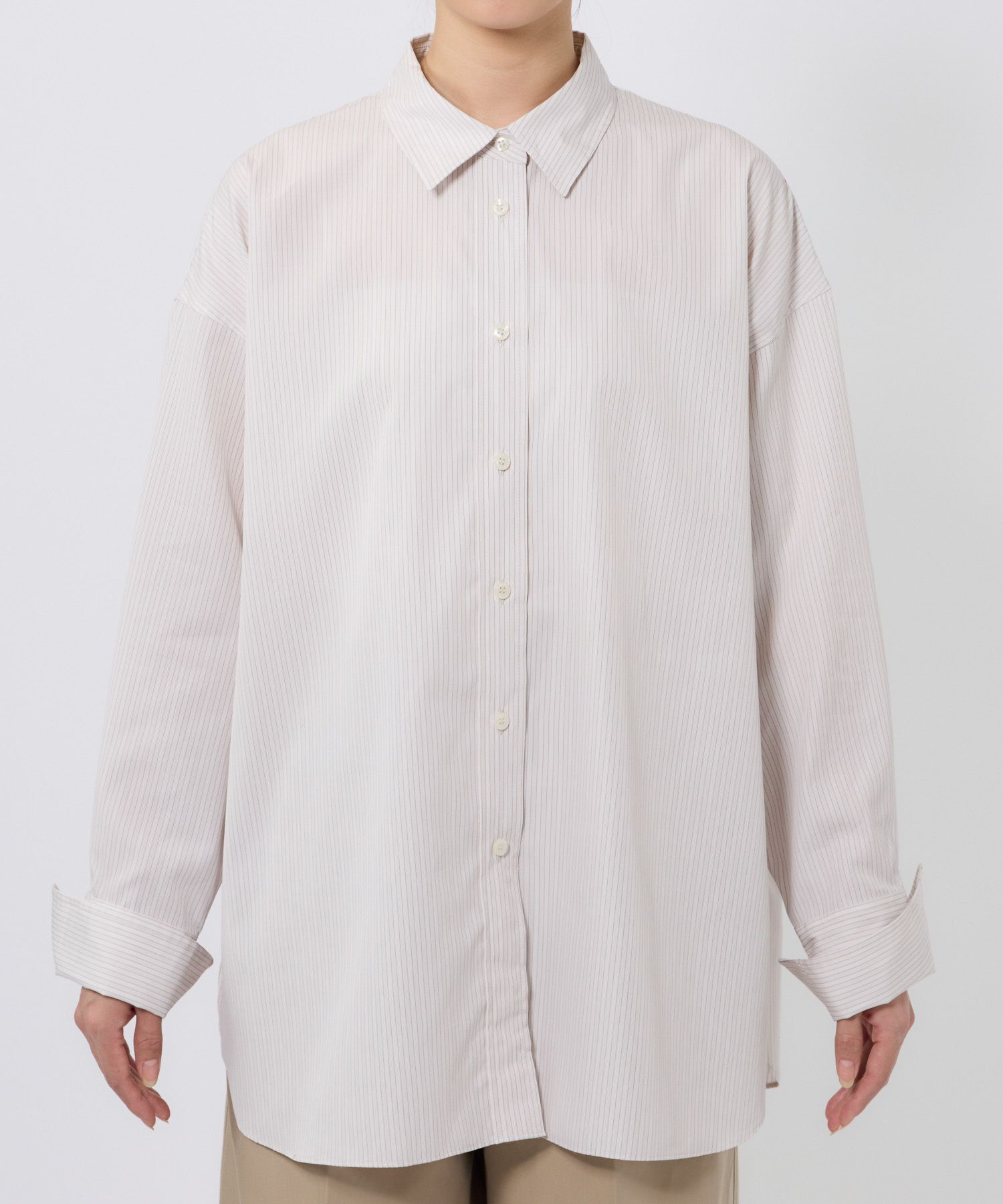 BABYLONE「コットンオーバーシャツ」|シャツ・ブラウス|