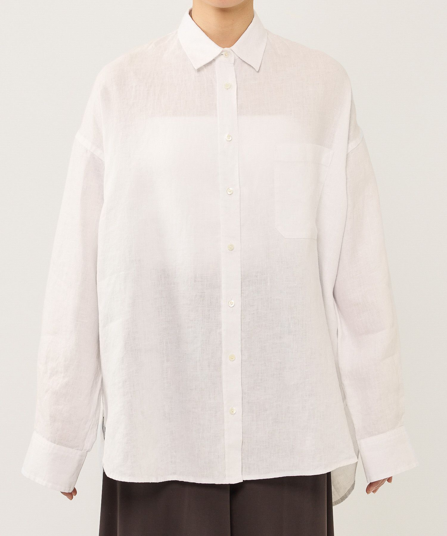 BABYLONE「リネンBIGシルエットシャツ」|シャツ・ブラウス|