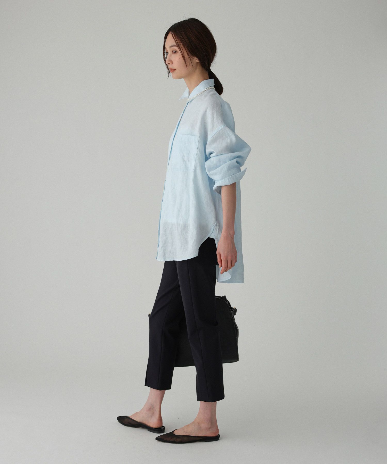 BABYLONE「リネンBIGシルエットシャツ」|シャツ・ブラウス|