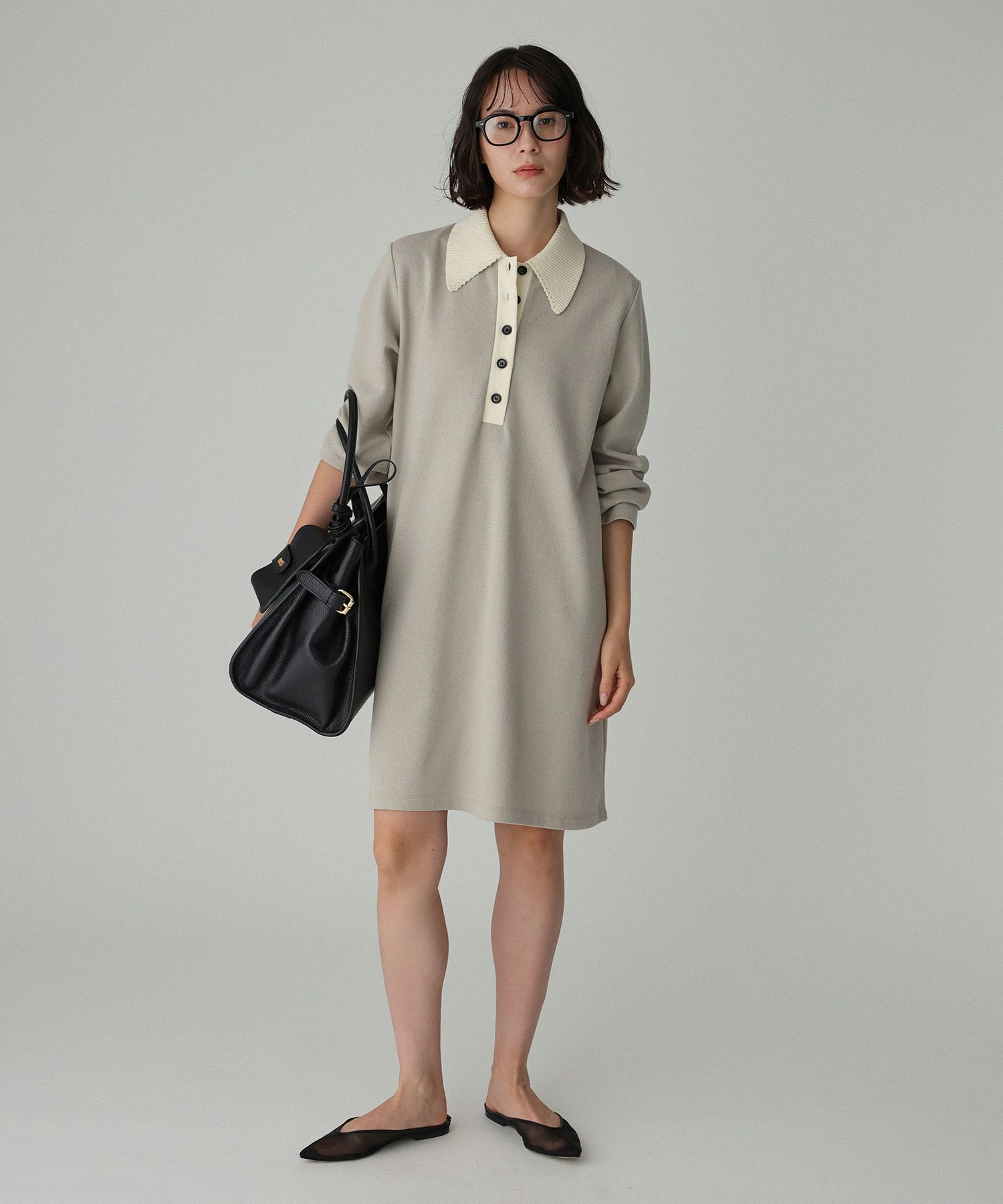 BABYLONE「パイルポロワンピース」|ワンピース|