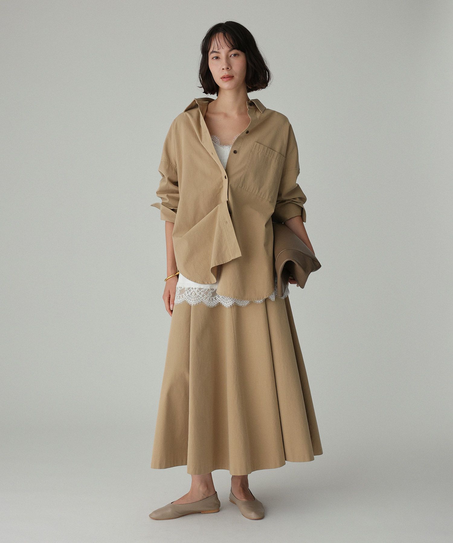 BABYLONE「WASHオーバーシャツ」|シャツ・ブラウス|