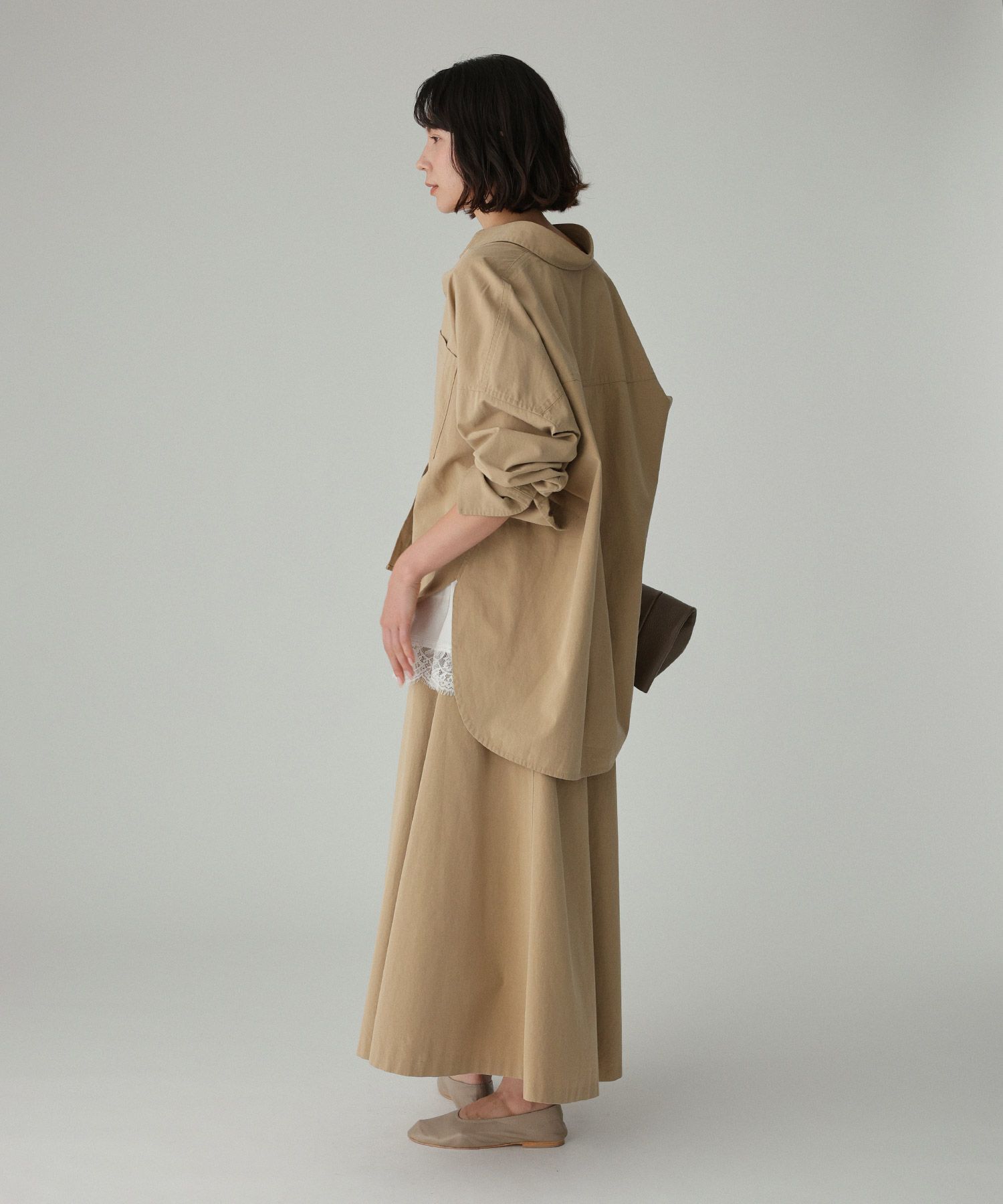 BABYLONE「WASHオーバーシャツ」|シャツ・ブラウス|