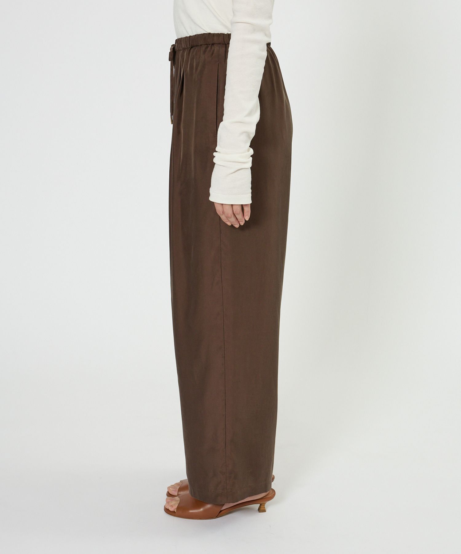 BABYLONE「イージースラックスパンツ/ ハンドウォッシャブル」|スラックス|