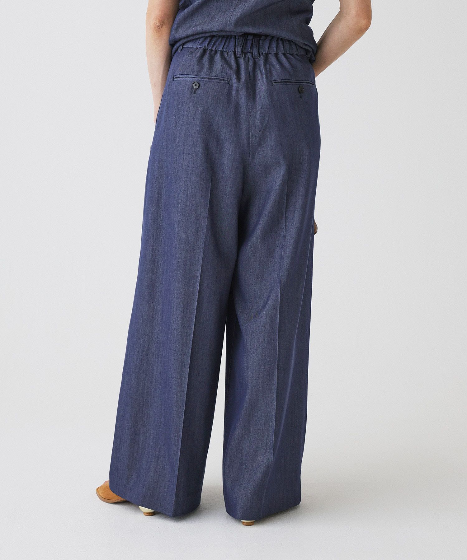 BABYLONE「ソフトレーヨンデニムパンツ」|スラックス|