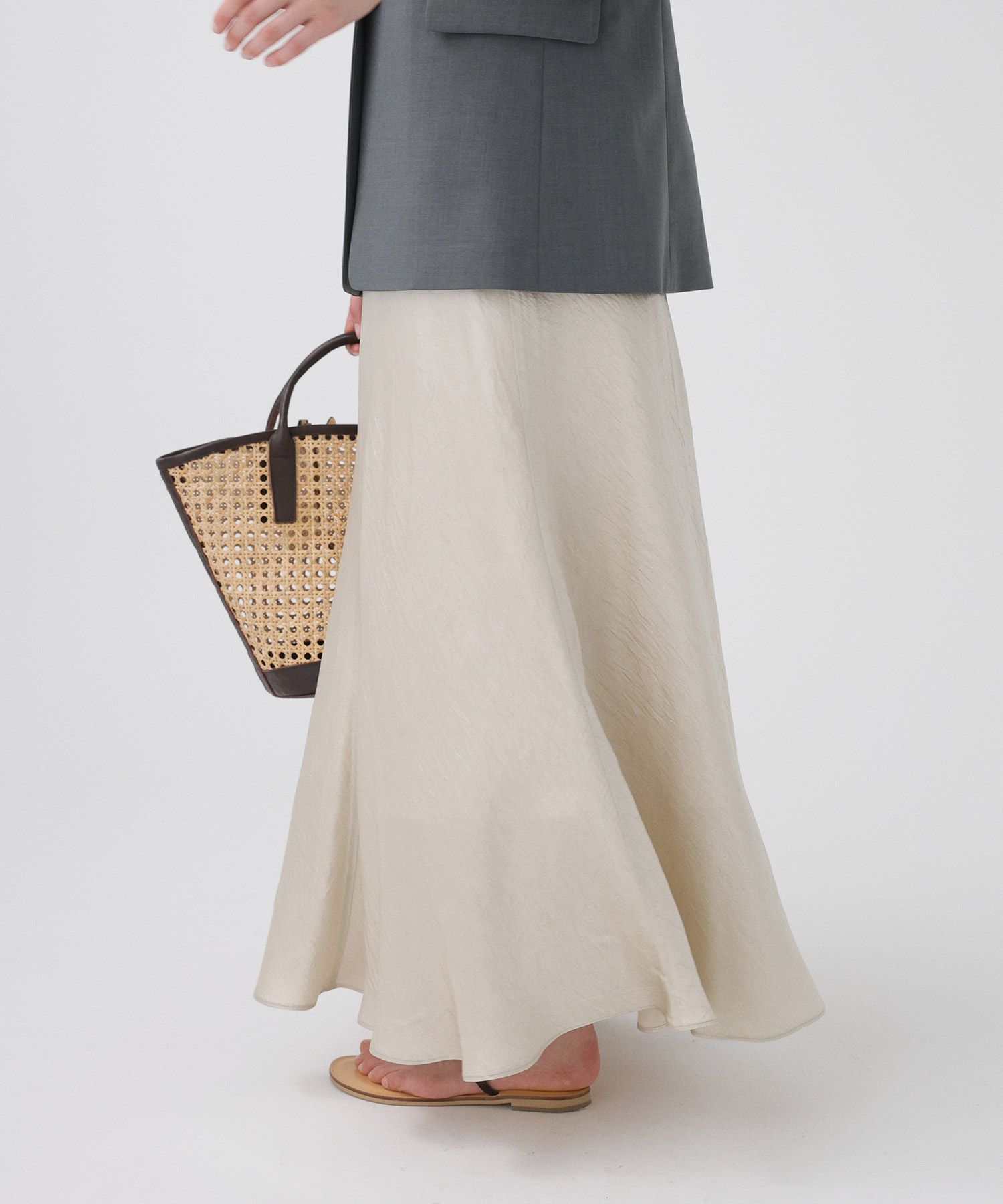 BABYLONE「ヴィンテージサテンスカート」|スカート|