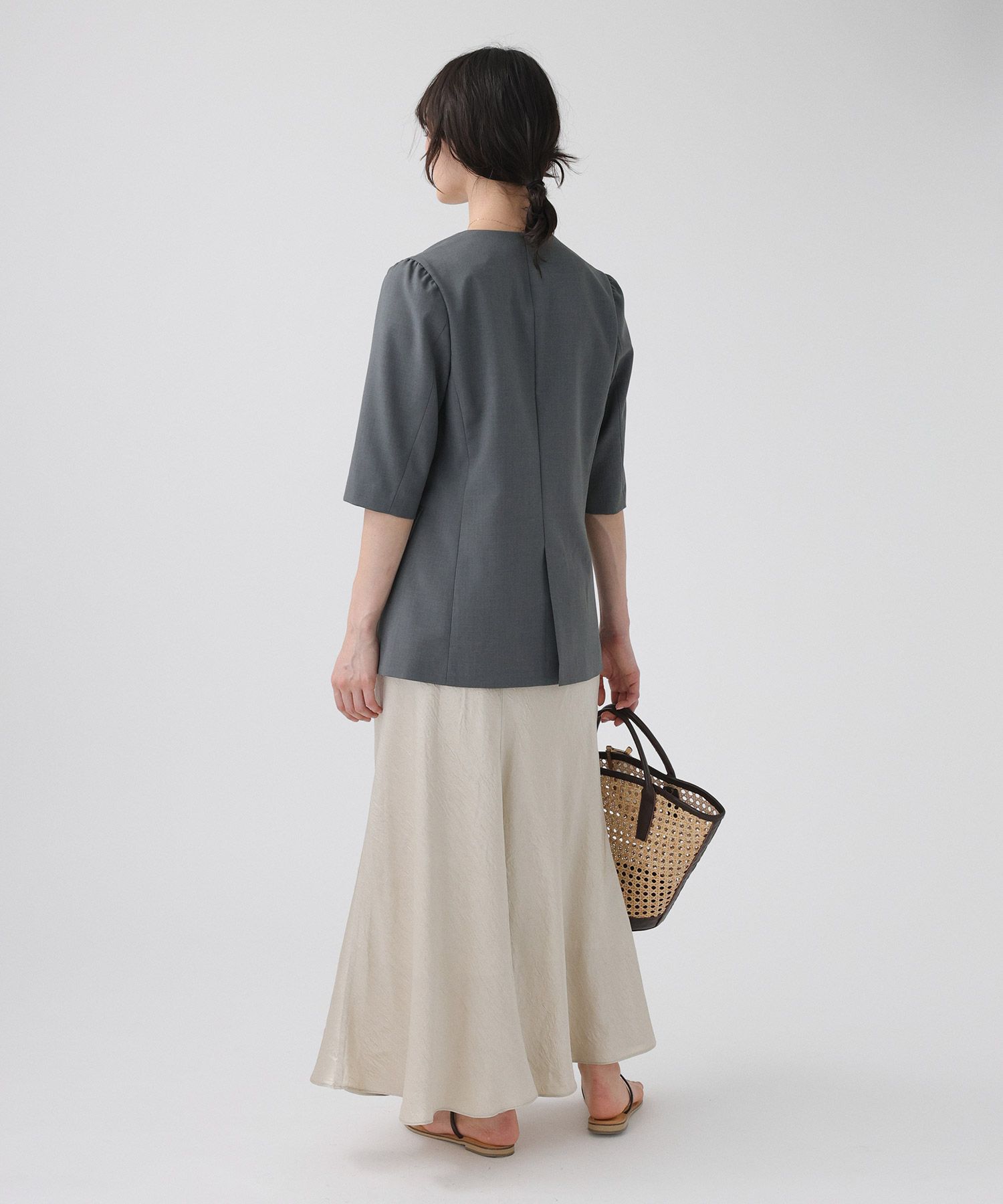 BABYLONE「ヴィンテージサテンスカート」|スカート|