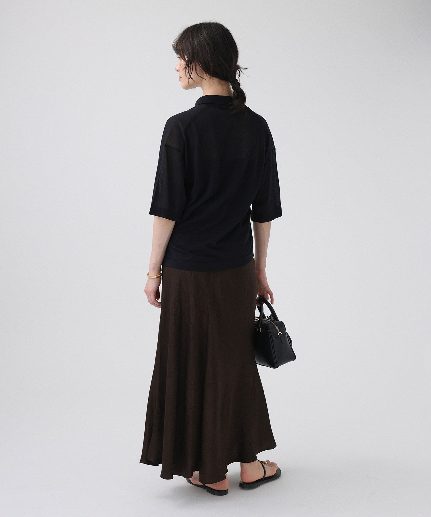 BABYLONE「ヴィンテージサテンスカート」|スカート|