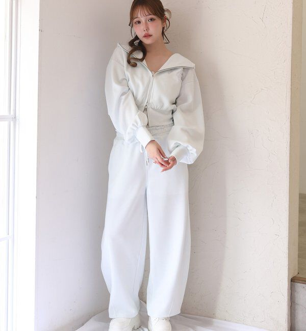  「【セットアップ可能】ウエストレースカットパンツ」|その他|