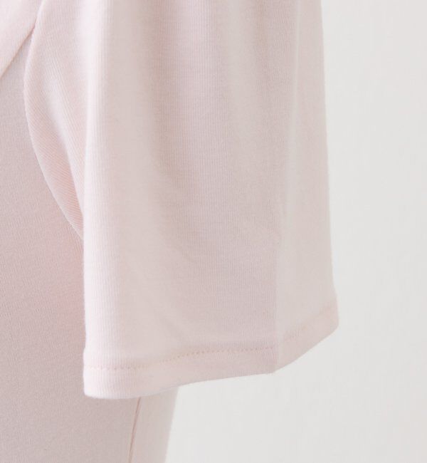  「リボン付き裾フリルペプラムトップス」|プルオーバー|