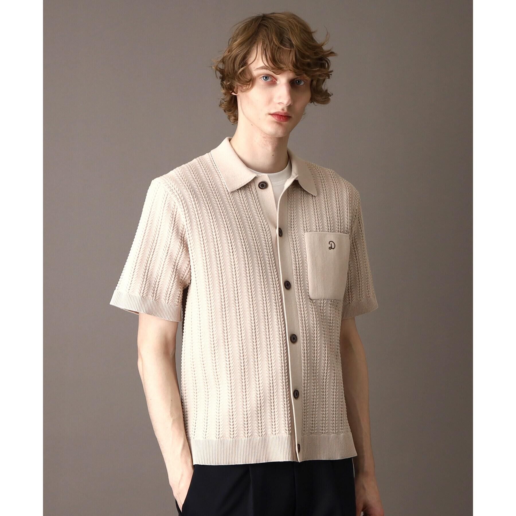 DRESSTERIOR「オーガニックコットン キューバニットシャツ」|ニット・セーター|